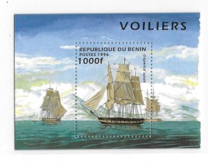 Benin 1996 Sailing Ships Sc 856 S/S MNH C7