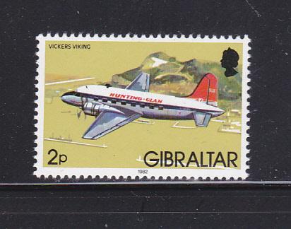 Gibraltar 417 MNH Plane