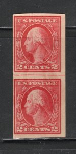 Scott#  409  unused  OG MNH  pair