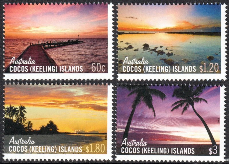 Cocos Islands 361-364 MNH - Skies of Cocos (2012)