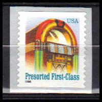 2912A 25c Juke Box Fine MNH