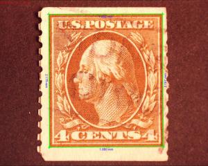 USA 446 Used (Perf 10, Single Line Wmk, Flat Plate)