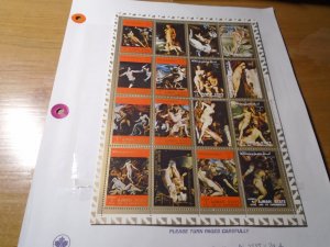 Ajman  #  Mi 2555-70  MNH   Nude