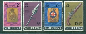 St Helena 1972 Regimental Emblems, Arms MUH