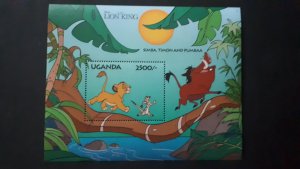 Disney - Uganda 1994. - Lion King ** MNH Block