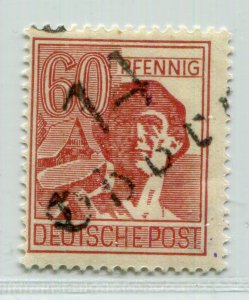 GERMANY SOVIET ZONE HOP BEZIRKSHANDSTEMPEL BEZIRK 14 RARE 60pf 179 II a MNH 153