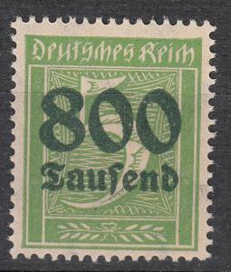 Germany - 1923 Inflation 800Tsd on 5pf Mi# 301A- MNH(5371)