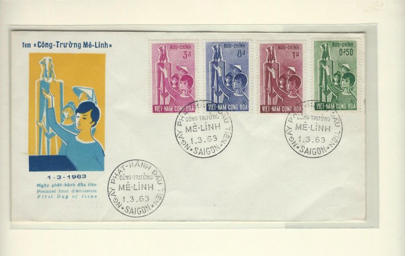 South Vietnam  FDC 1963 Trung Sisters