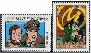 Scott #3026-7 Blake and Mortimer MNH