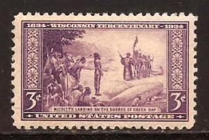 U. S.  #  739  Mint  N H