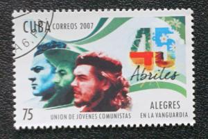 CUBA Sc# 4690  YOUNG COMMUNISTS Che Guevara 2007  used / cancelled