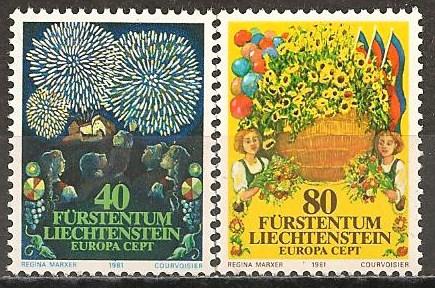 Liechtenstein #708-9 Mint Never Hinged  (9579)