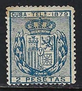 Cuba EDIFIL 47 MOG TELEGRAMS 1879 Z2143