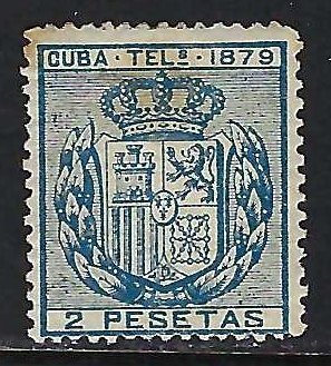 Cuba EDIFIL 47 MOG TELEGRAMS 1879 Z2143