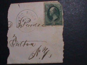 ​UNITED STATES-1870 SC#136 153YEARS OLD-WASHINGTON COVER-POOR CONDITION RARE