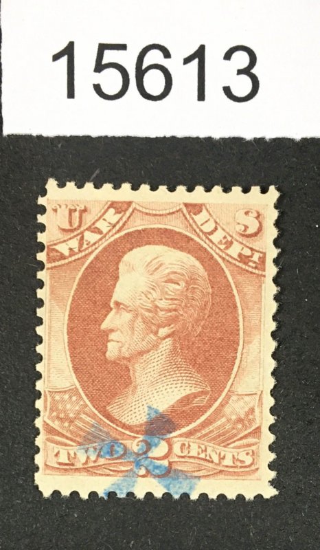 MOMEN: US STAMPS # O84 FANCY CANCEL USED LOT #15613