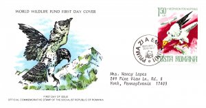 Romania, Worldwide First Day Cover, Birds