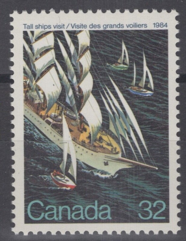 ZAYIX - 1984 Canada 1012 MNH Voyage of Tall Ships - Transportation 060422S11M