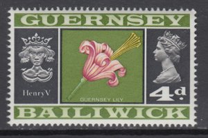 Guernsey 13 Flower MNH VF