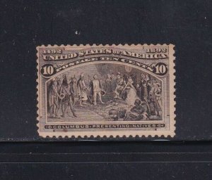 237 F-VF OG mint never hinged with nice color cv $ 250 ! see pic ! 