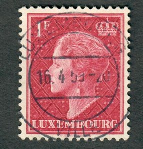 Luxembourg #254 used single