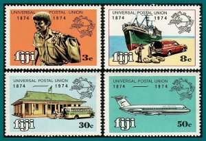 Fiji 1974 UPU Centenary, MNH #347-350,SG495-SG498