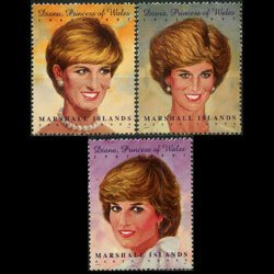 MARSHALL IS. 1997 - Scott# 645 Diana Set of 3 NH