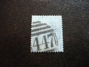 Stamps - Great Britain - Scott# 82 - Plate 22 - Used Part Set of 1 Stamp