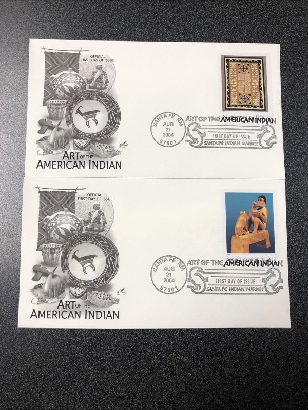 US FDC3973 Art of the American Indian First Day Of Issue With 10 Artcraft Covers