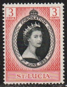 St. Lucia Sc #156 Mint Hinged