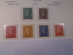 Canada  #  195-200  MNH