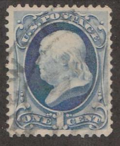 U.S. Scott #156 Franklin Stamp - Used Single