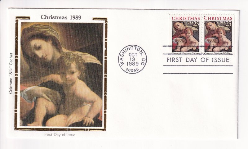 1989 Washington, D.C. Christmas, Colorano Cachet, FDC (S31045)