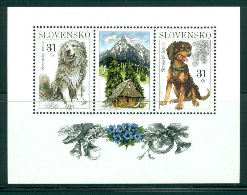 Slovakia Scott #517 MNH Dogs Fauna CV$10+