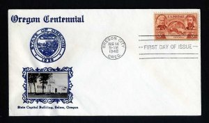 # 964 First Day Cover Unaddressed with Crosby cachet - 8-14-1948 - # 2