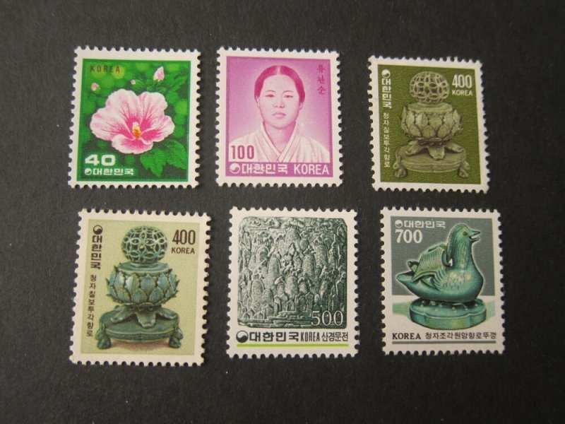 Korea 1981 Sc 1256,62,66-7,69-70 MNH