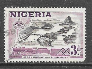Nigeria 84: 3p Jebba Bridge over Niger River, used, VF