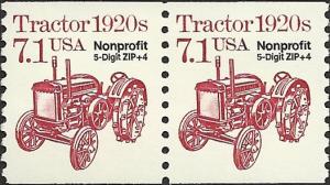 # 2127b MINT NEVER HINGED PRE-CANS. TRACTOR