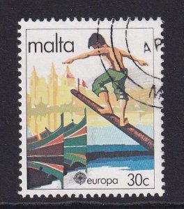 Malta   #585  cancelled  1981  Europa 30c greasy pole