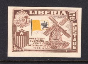 Liberia 1956 5¢ ERROR Stamp-OG MNH  SC# 368  Pls See Description (ref# 220123)