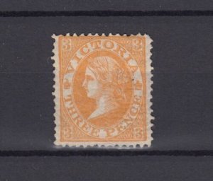 Australia Victoria QV 1867 3d Orange p12 1/2 SG149 MH BP1342 