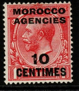 MOROCCO AGENCIES SG193 1917 10c on 1d SCARLET MTD MINT