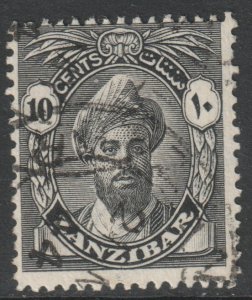 Zanzibar Scott 202 - SG311, 1936 Sultan 10c used