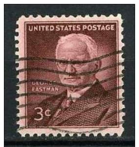 USA 1954  Scott 1062 used - 3c, George Eastman 