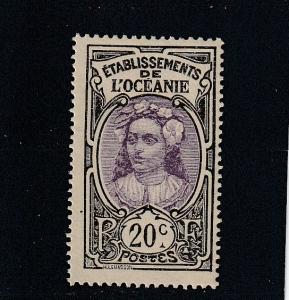 French Polynesia  Scott#  30  MH