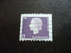 Stamps - Canada - Scott# 407 - Used Part Set of 1 Coil Stamp