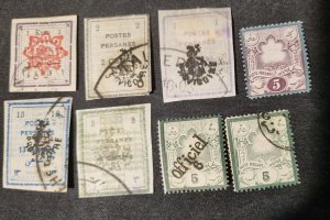 Middle East E-ran Stamps 1800s' - 1900s' Old Lot. #601