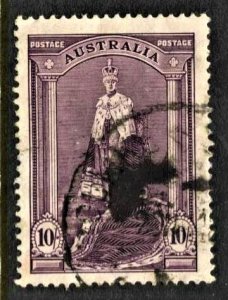 STAMP STATION PERTH - Australia #178 Robes 10/- Used