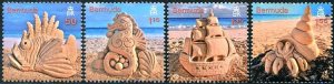 2021 Bermuda Sand Sculptures (4) (Scott 1178-81) MNH