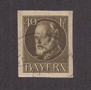 GERMAN STATES - BAVARIA SC# 126   VF/U 1916